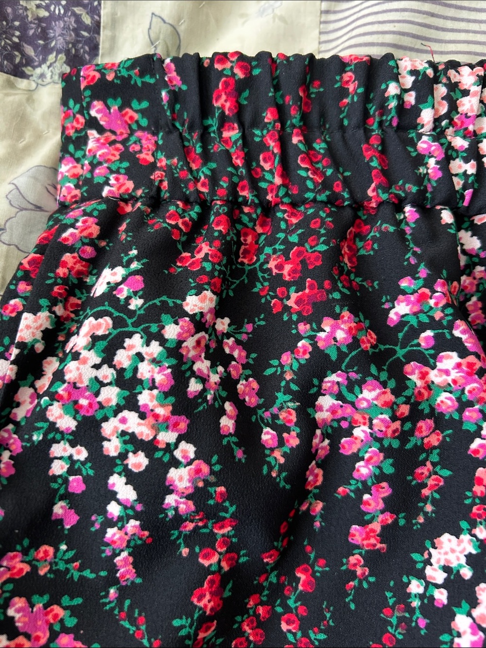J Crew floral skirt, L